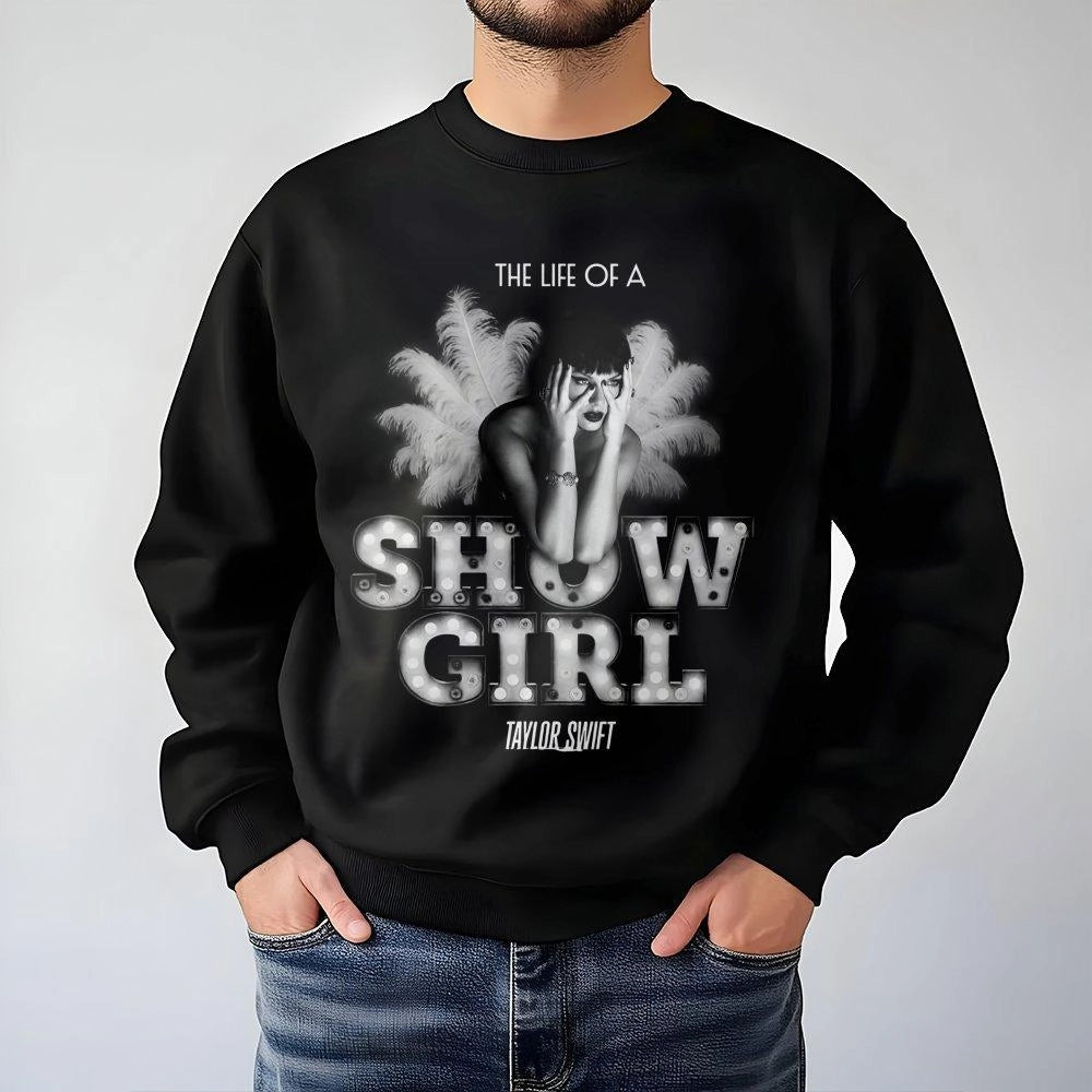 Taylor Swift Showgirl Sweatshirt | Retro Music Era Graphic Crewneck | Premium Cotton Blend | Fan Gift for Concert Tour Outfit
