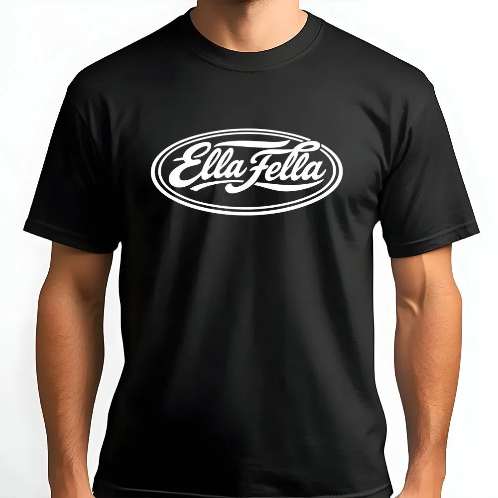 Ella Fella T-Shirt | Retro Country Western Typography Graphic | Premium Soft Cotton Tee | Fan Merch Gift for Music Lovers