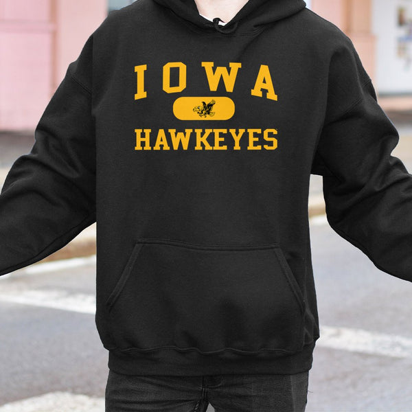 Iowa Hawkeyes Hoodie | Vintage College Sports Graphic Print | Premium Cotton-Poly Blend | Game Day Outfit for University Fans