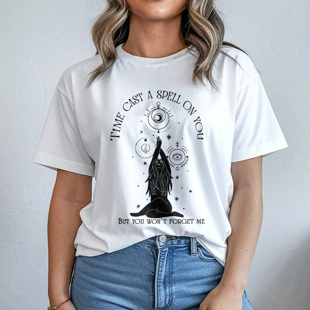 Silver Springs Graphic T-Shirt | Celestial Witchy Yoga Moon Design | Premium Cotton Retro Music Tee | Stevie Nicks Fan Gift I