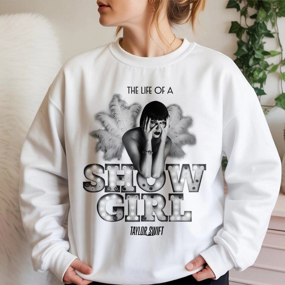 Taylor Swift Showgirl Sweatshirt | Retro Music Era Graphic Crewneck | Premium Cotton Blend | Fan Gift for Concert Tour Outfit