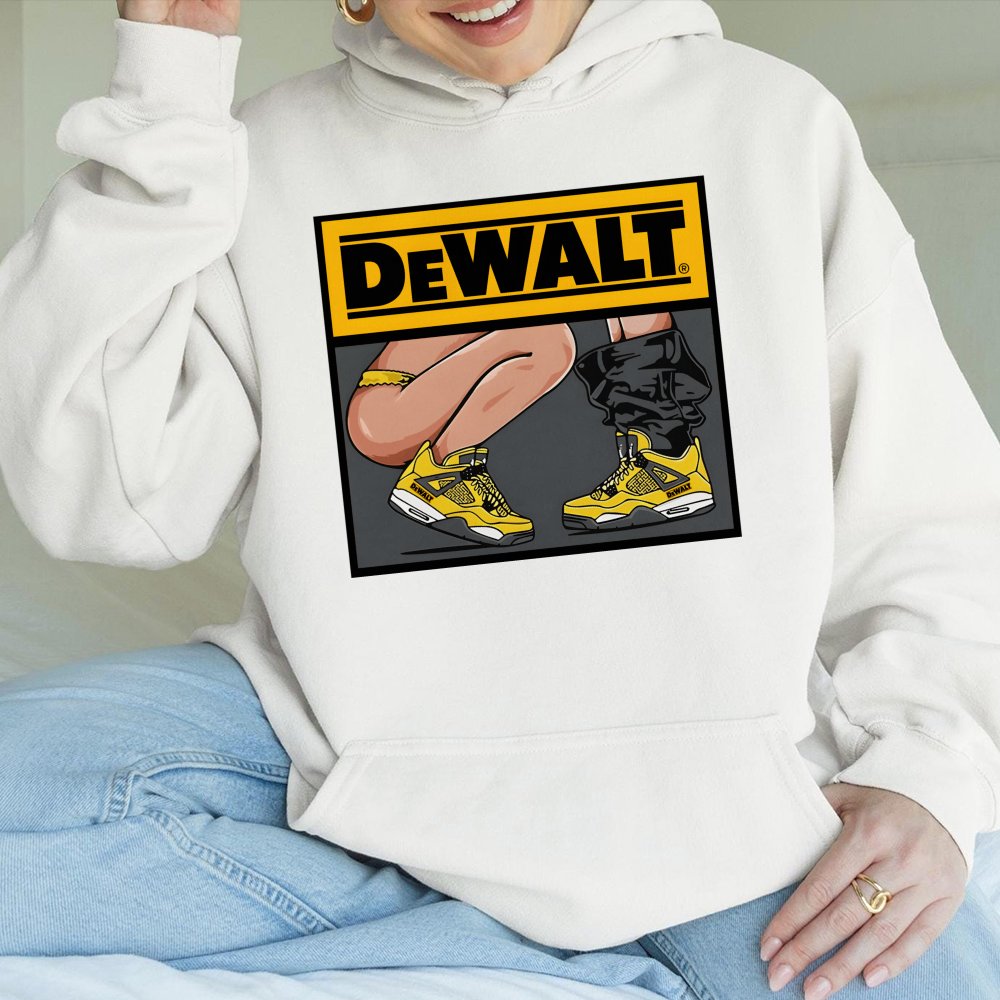 Graphic Tool Brand Hoodie | Funny Construction Worker Humor Design | Premium Cotton-Poly Blend | Perfect Gift For DIY Enthusi