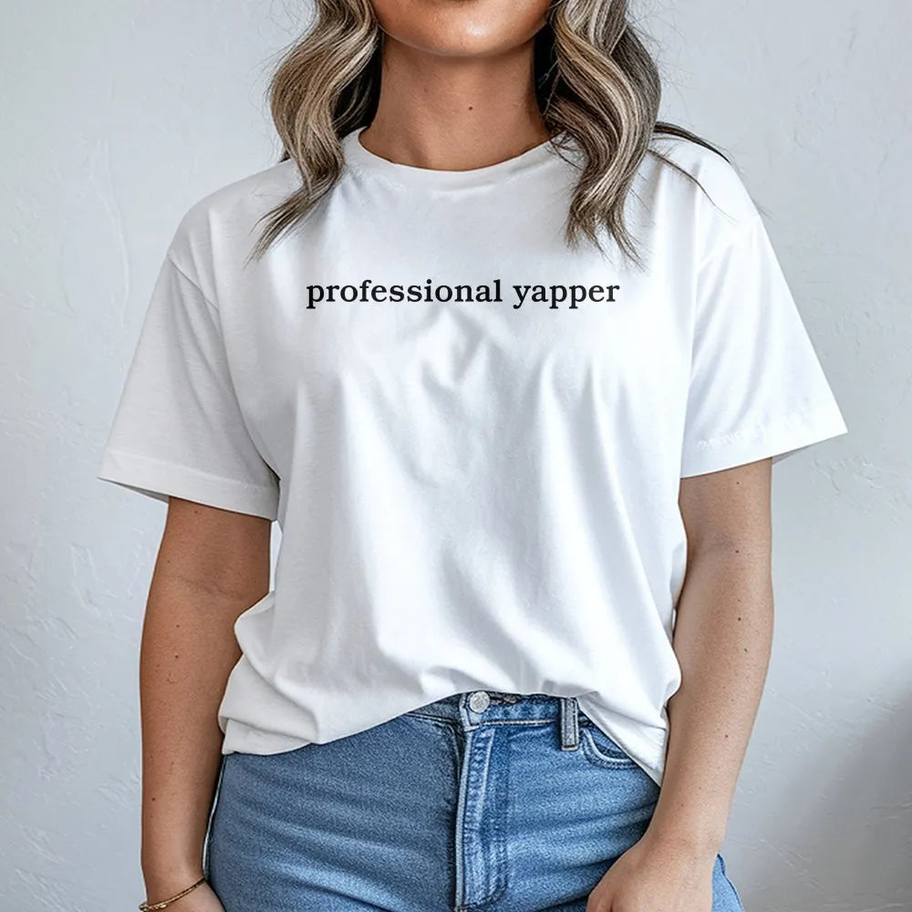 Professional Yapper Sweatshirt | Funny Sarcastic Humor Quote | Cozy Fleece Pullover | Gift for Talkative Friend