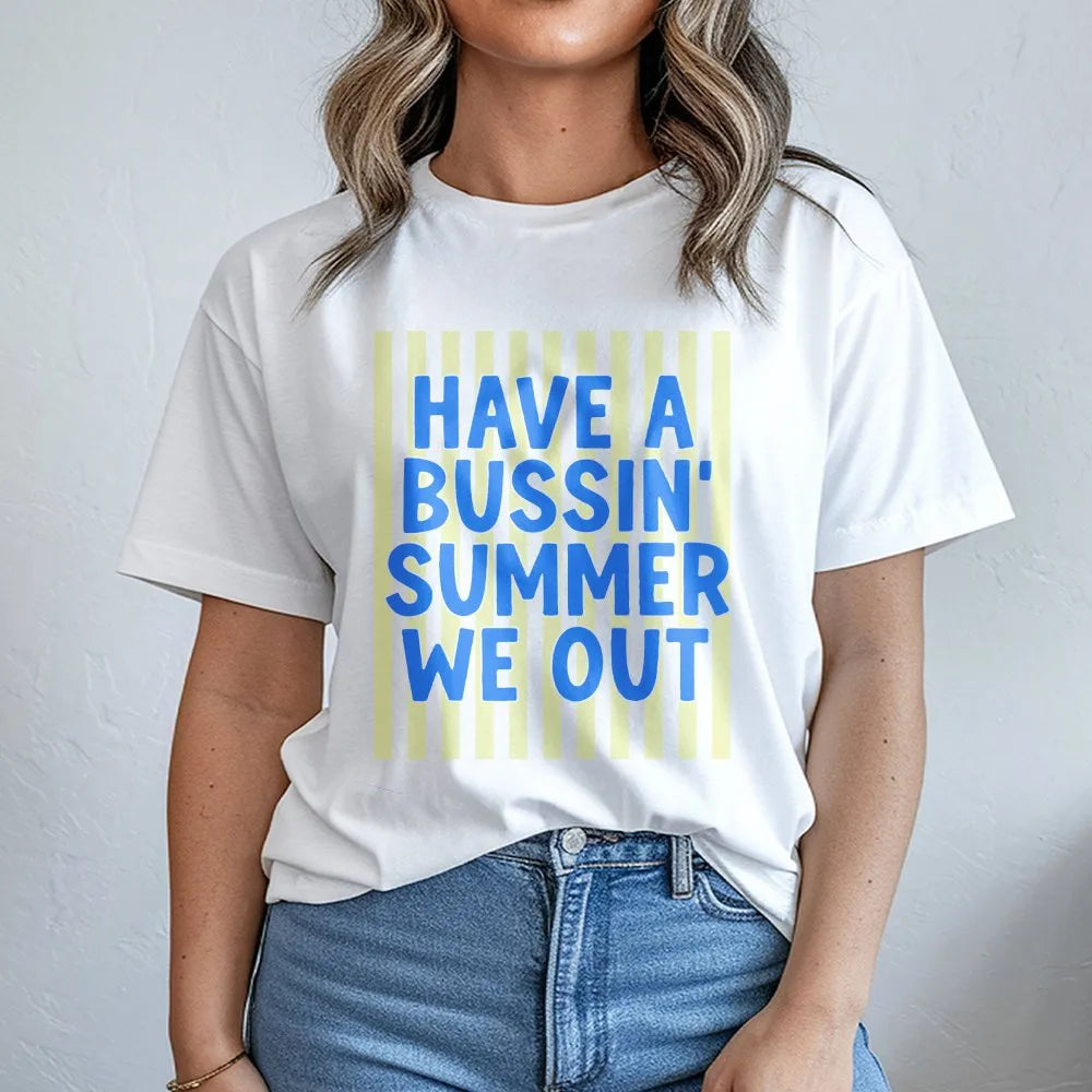 Bussin Summer Sweatshirt | Funny Last Day of School Quote | Soft Cotton Blend | End of Year Teacher & Student Gift