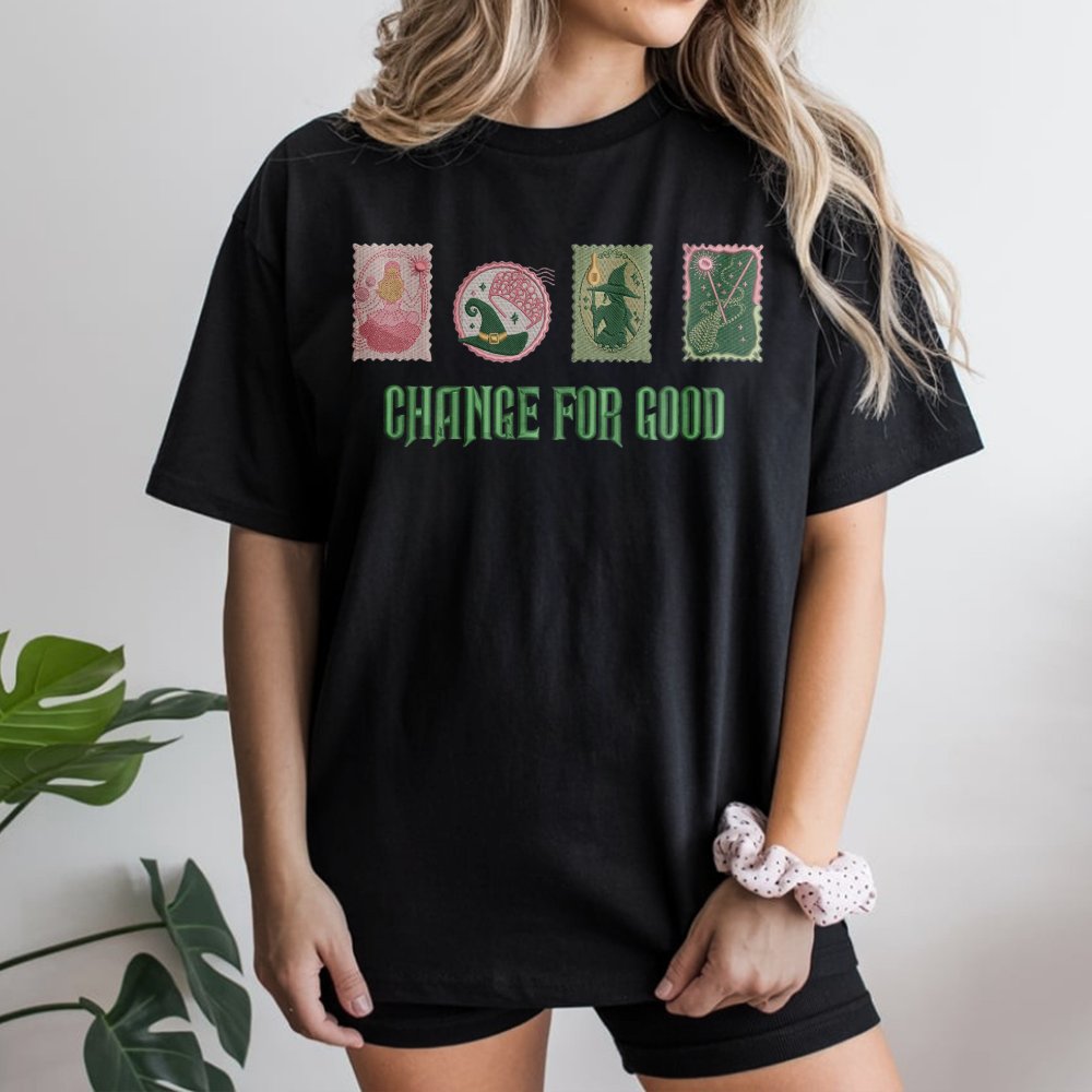 Musical Theatre T-Shirt | Whimsical Stamp Design Print | Soft Cotton Tee | Broadway Fan Gift & Theatre Kid Apparel